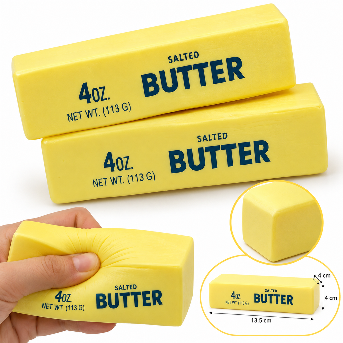 Butter Squishy – Slow Rising Sensory Toy